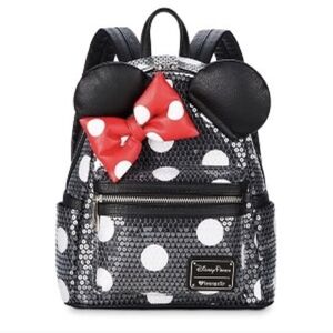 Loungefly Disney Polka Dot Sequin Backpack